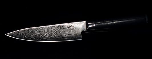 8 DAMASCUS PROFESSIONAL CHEF KNIFE (HAMMERED FINISH) – KANKA Grill