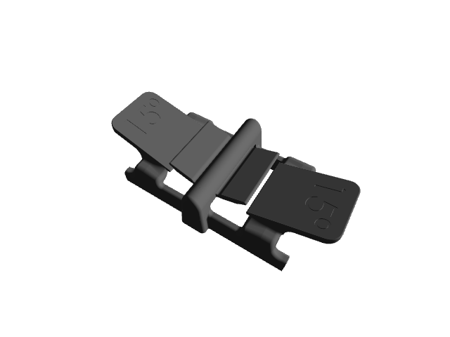 Side view of the included 15° guide for the KAN Wicked Edge Venture